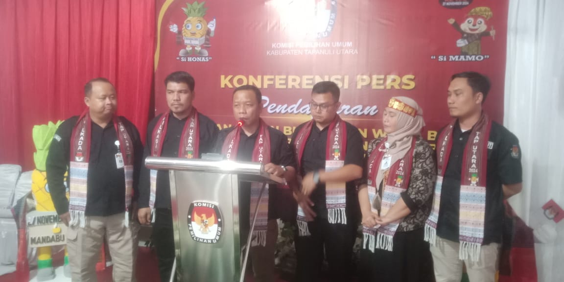 Koalisi Kim-Plus Mendaftarkan JTP-Dens Cabub-Wacabup Tapanuli Utara